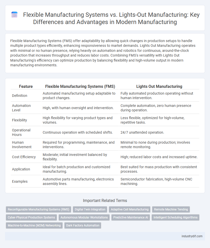 Flexible Manufacturing Systems vs. Lights-Out Manufacturing: Key Differences and Advantages in Modern Manufacturing