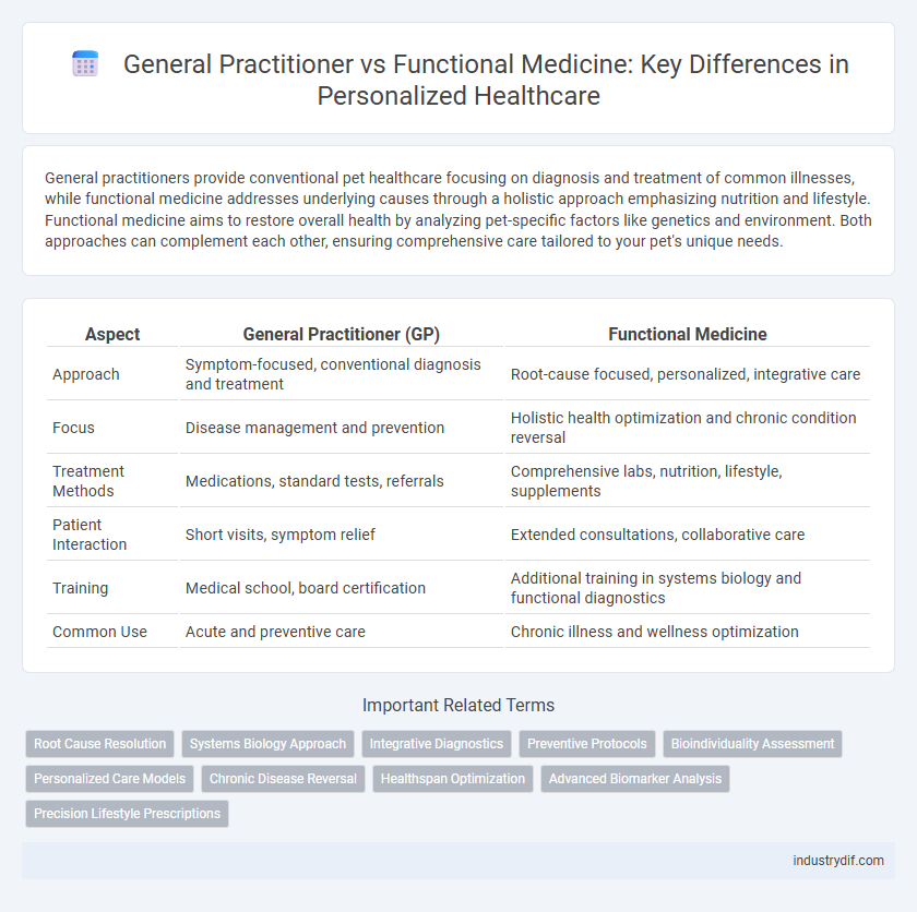 General Practitioner vs Functional Medicine: Key Differences in Personalized Healthcare