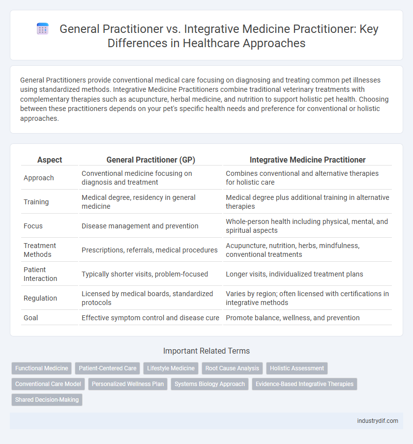 General Practitioner vs. Integrative Medicine Practitioner: Key Differences in Healthcare Approaches