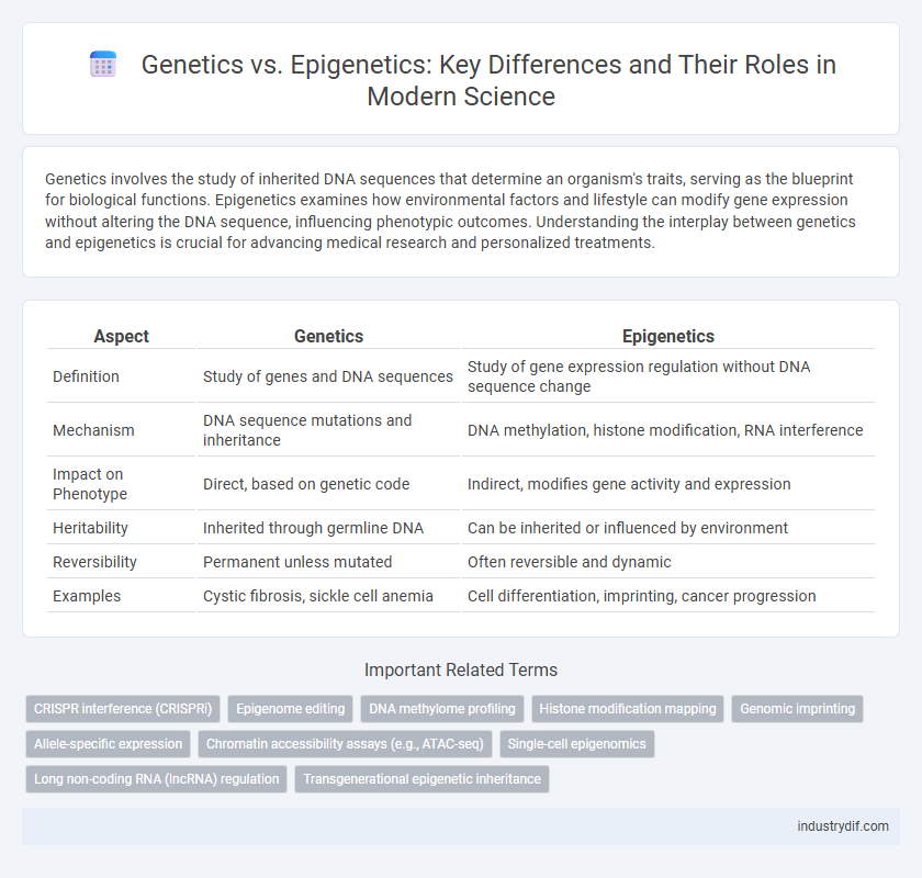 Genetics vs. Epigenetics: Key Differences and Their Roles in Modern Science