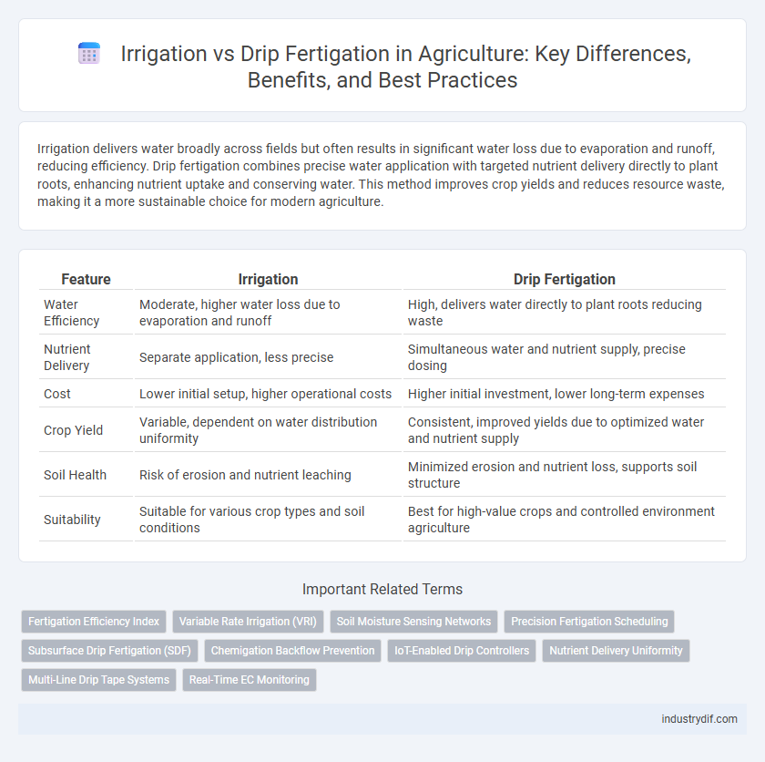 Irrigation vs Drip Fertigation in Agriculture: Key Differences, Benefits, and Best Practices