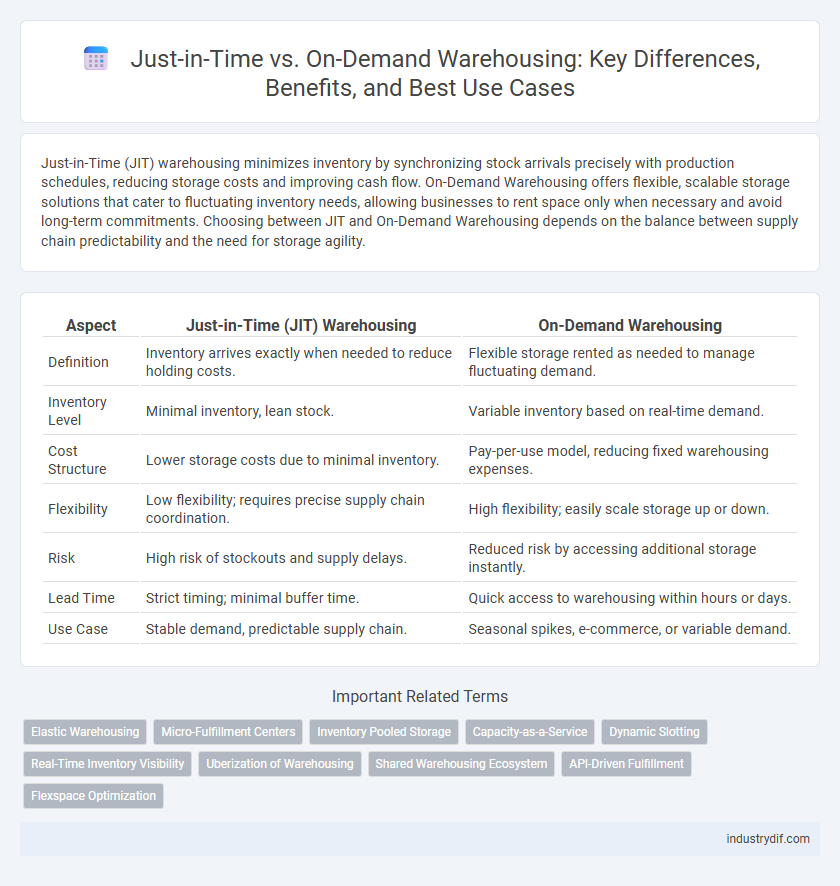 Just-in-Time vs. On-Demand Warehousing: Key Differences, Benefits, and Best Use Cases