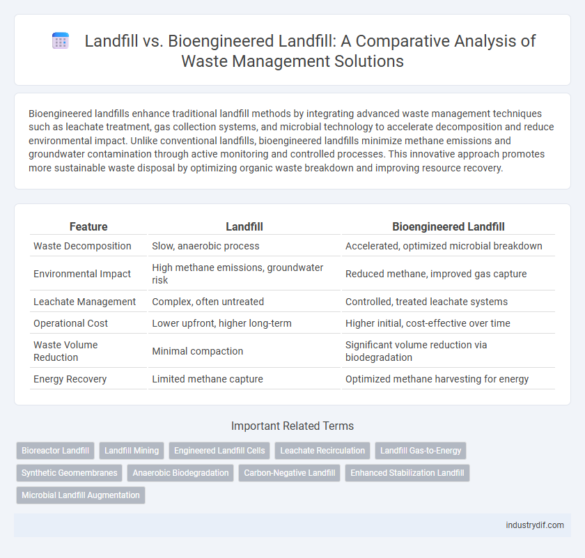 Landfill vs. Bioengineered Landfill: A Comparative Analysis of Waste Management Solutions