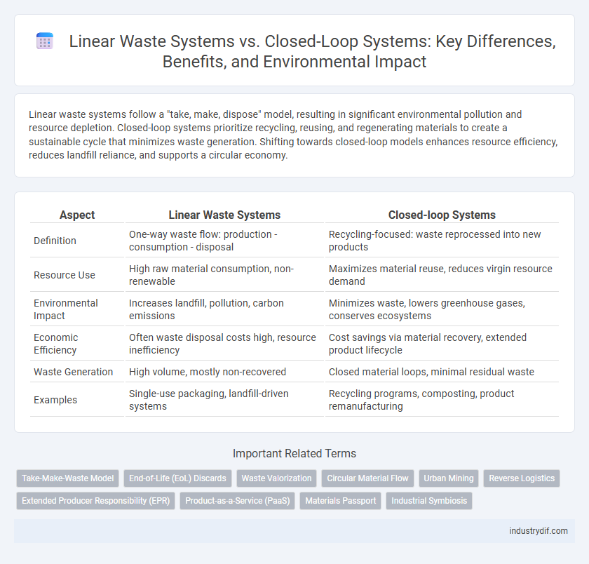 Linear Waste Systems vs. Closed-Loop Systems: Key Differences, Benefits, and Environmental Impact