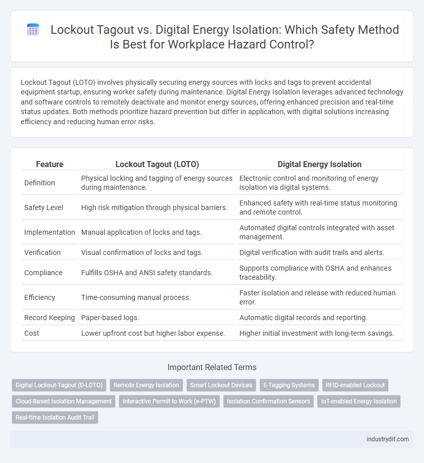 Lockout Tagout vs. Digital Energy Isolation: Which Safety Method Is Best for Workplace Hazard Control?