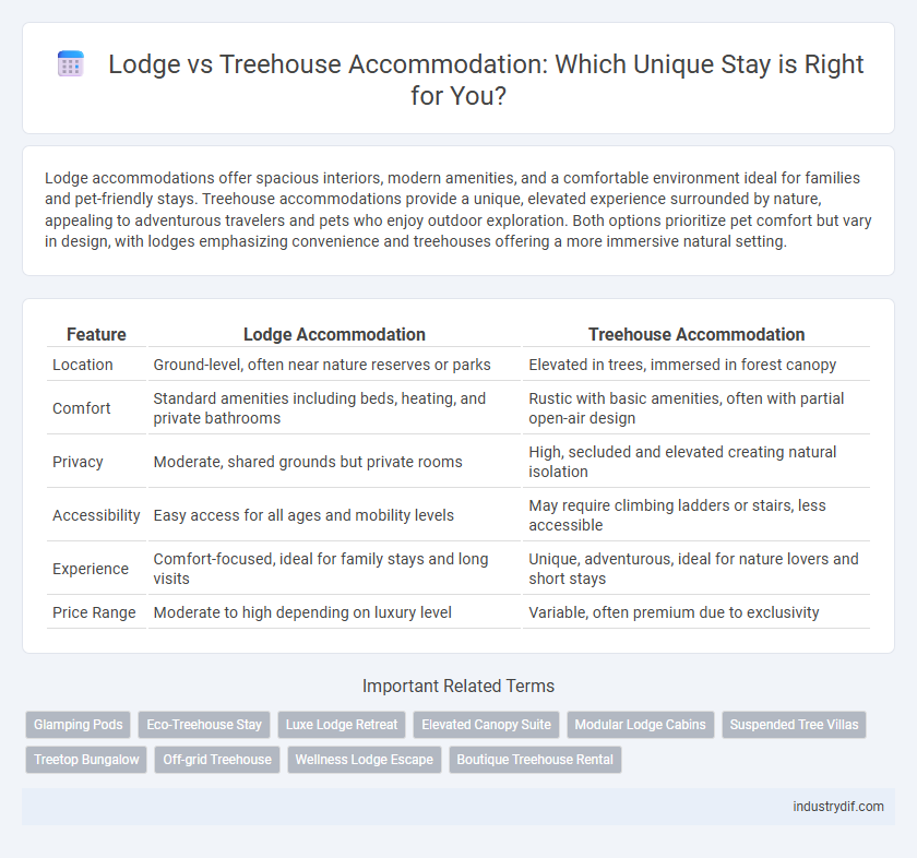 Lodge vs Treehouse Accommodation: Which Unique Stay is Right for You?
