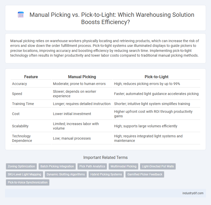 Manual Picking vs. Pick-to-Light: Which Warehousing Solution Boosts Efficiency?