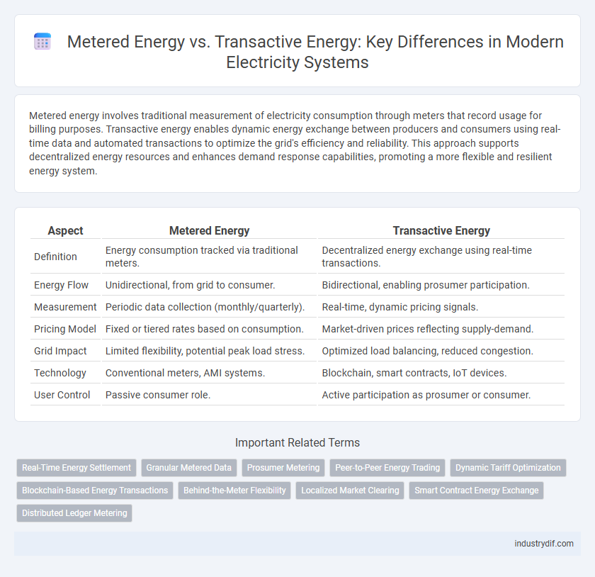 Metered Energy vs. Transactive Energy: Key Differences in Modern Electricity Systems
