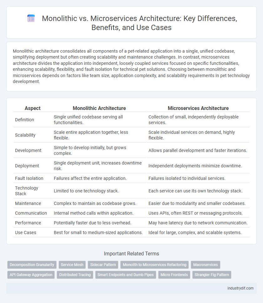 Monolithic vs. Microservices Architecture: Key Differences, Benefits, and Use Cases