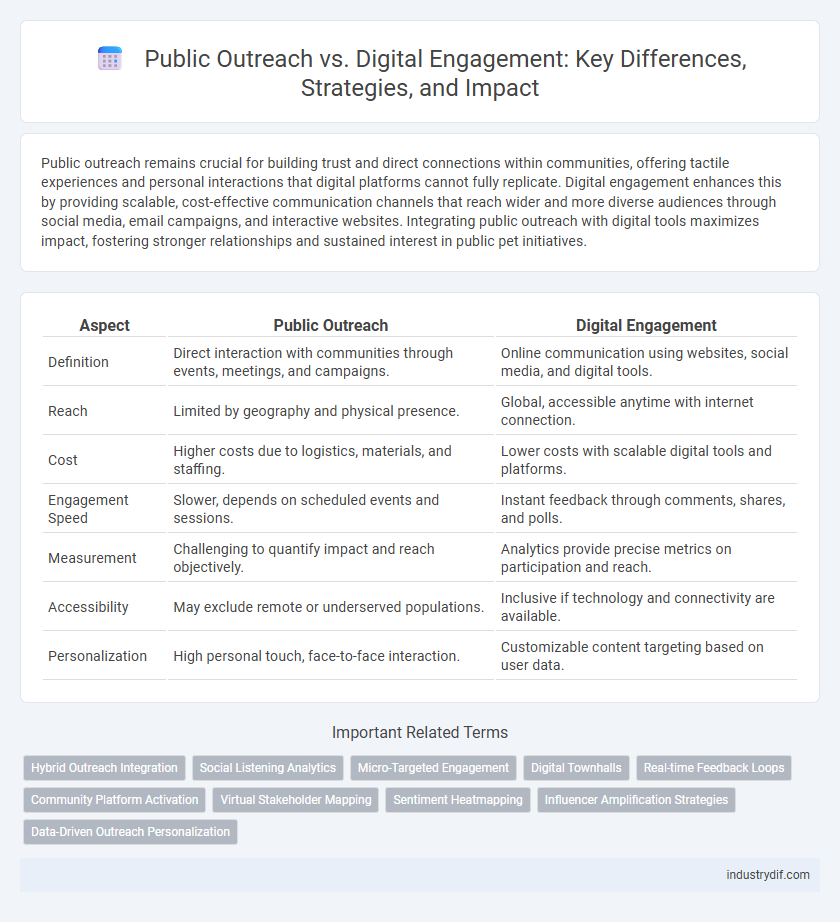 Public Outreach vs. Digital Engagement: Key Differences, Strategies, and Impact