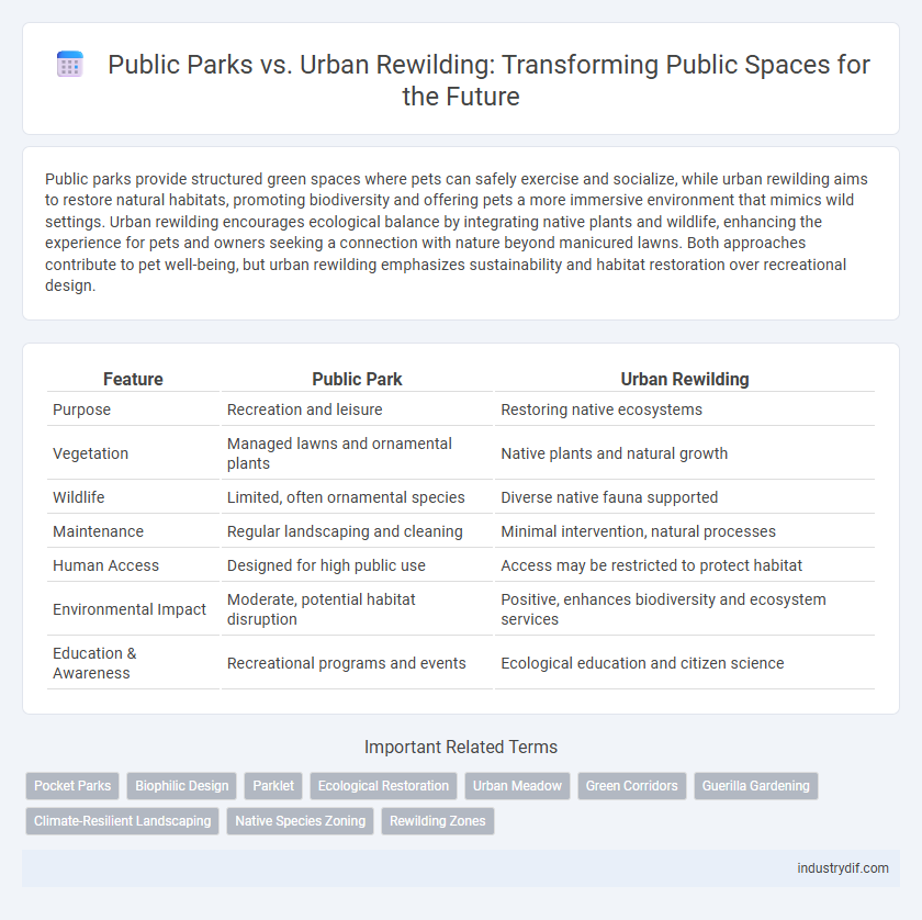 Public Parks vs. Urban Rewilding: Transforming Public Spaces for the Future