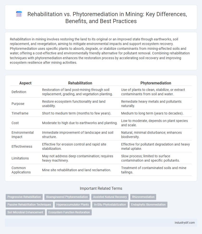 Rehabilitation vs. Phytoremediation in Mining: Key Differences, Benefits, and Best Practices