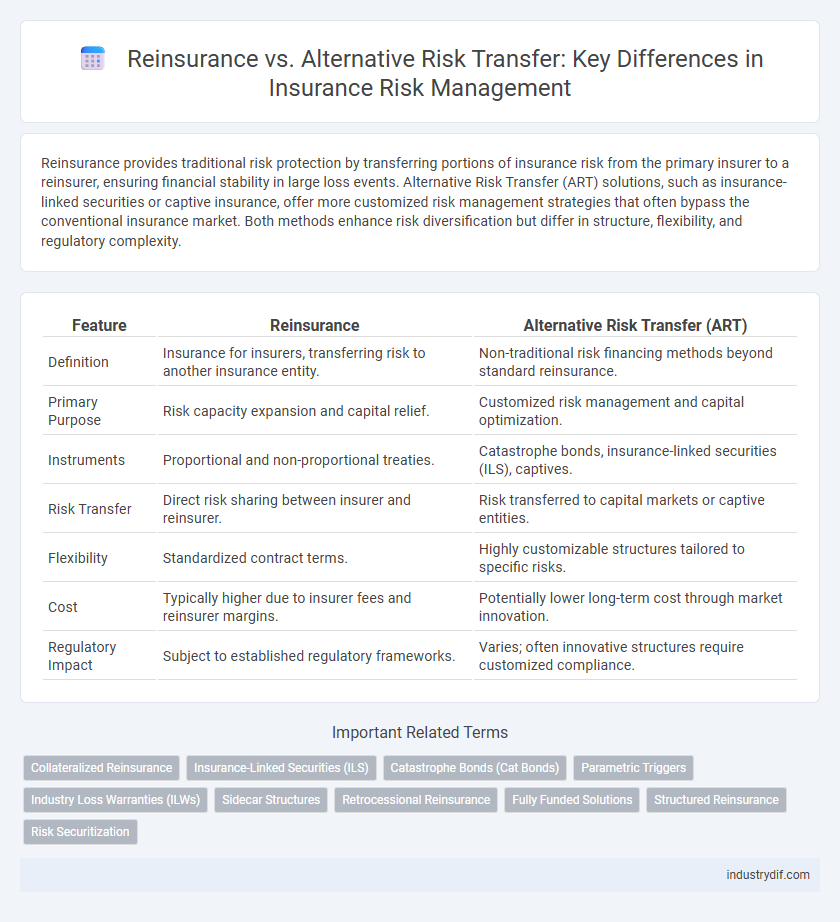 Reinsurance vs. Alternative Risk Transfer: Key Differences in Insurance Risk Management