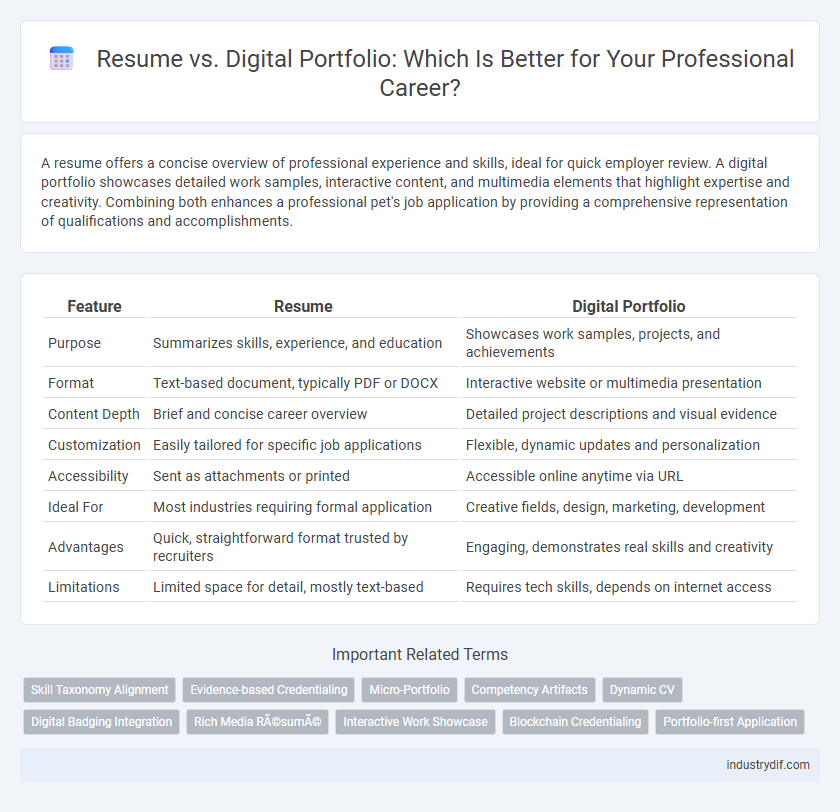Resume vs. Digital Portfolio: Which Is Better for Your Professional Career?