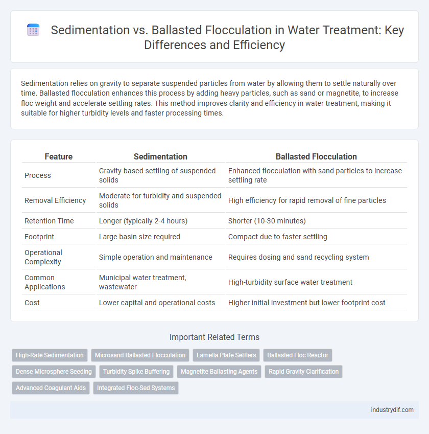 Sedimentation vs. Ballasted Flocculation in Water Treatment: Key Differences and Efficiency