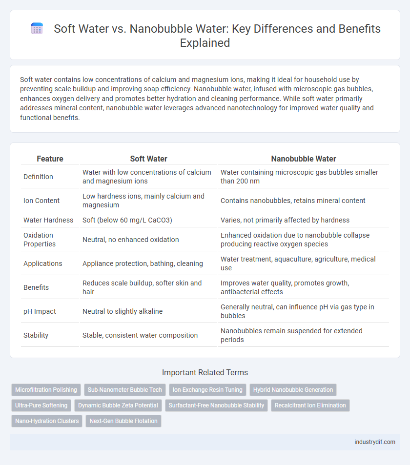 Soft Water vs. Nanobubble Water: Key Differences and Benefits Explained