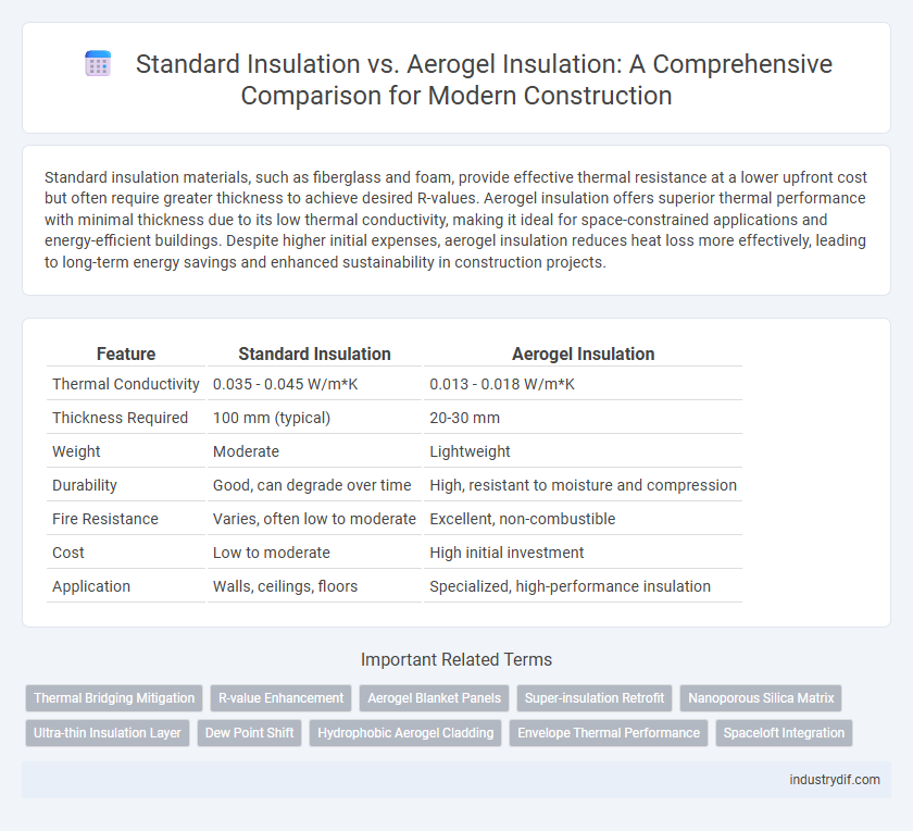 Standard Insulation vs. Aerogel Insulation: A Comprehensive Comparison for Modern Construction