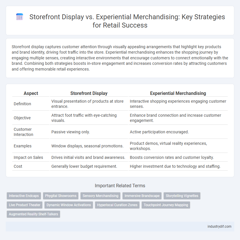 Storefront Display vs. Experiential Merchandising: Key Strategies for Retail Success