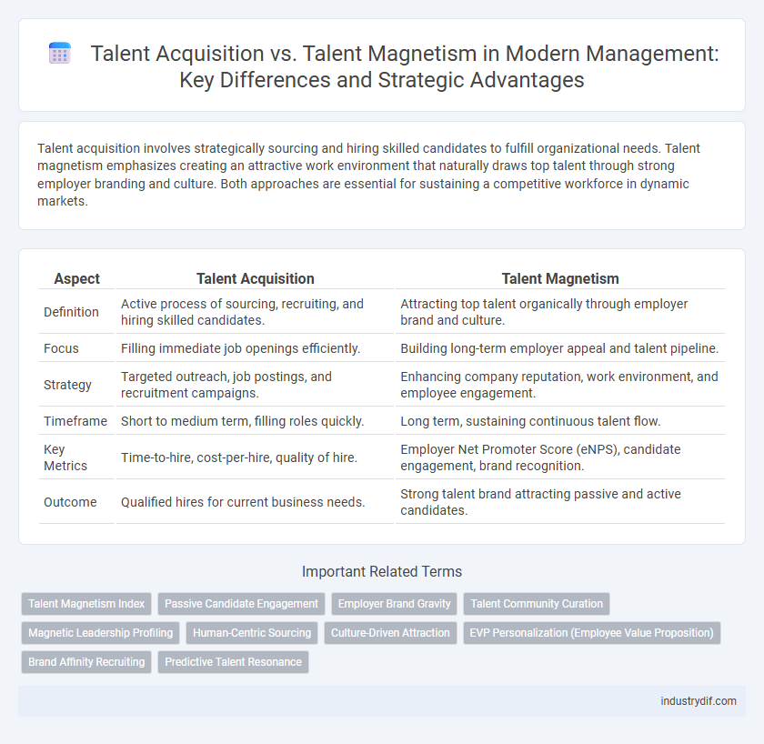 Talent Acquisition vs. Talent Magnetism in Modern Management: Key Differences and Strategic Advantages