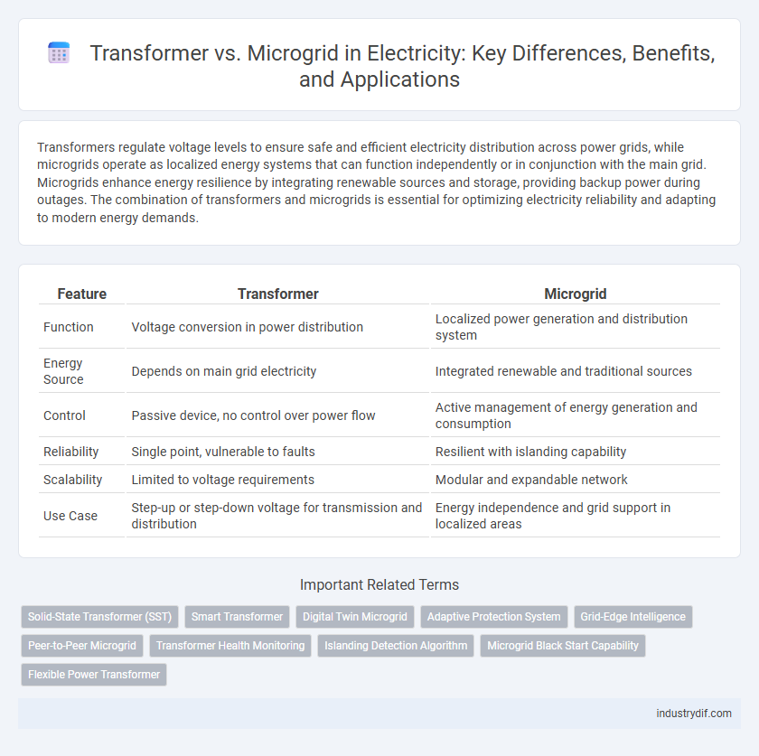 Transformer vs. Microgrid in Electricity: Key Differences, Benefits, and Applications