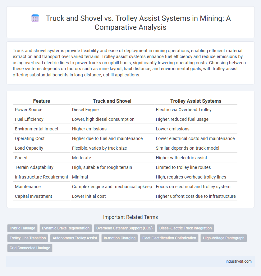 Truck and Shovel vs. Trolley Assist Systems in Mining: A Comparative Analysis