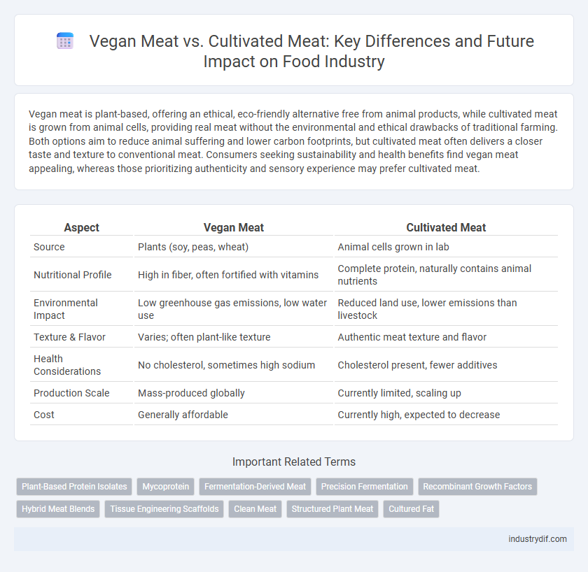 Vegan Meat vs. Cultivated Meat: Key Differences and Future Impact on Food Industry