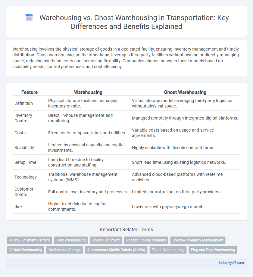 Warehousing vs. Ghost Warehousing in Transportation: Key Differences and Benefits Explained