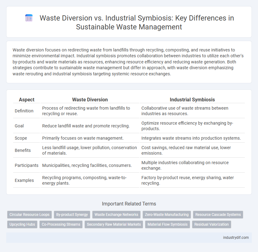 Waste Diversion vs. Industrial Symbiosis: Key Differences in Sustainable Waste Management