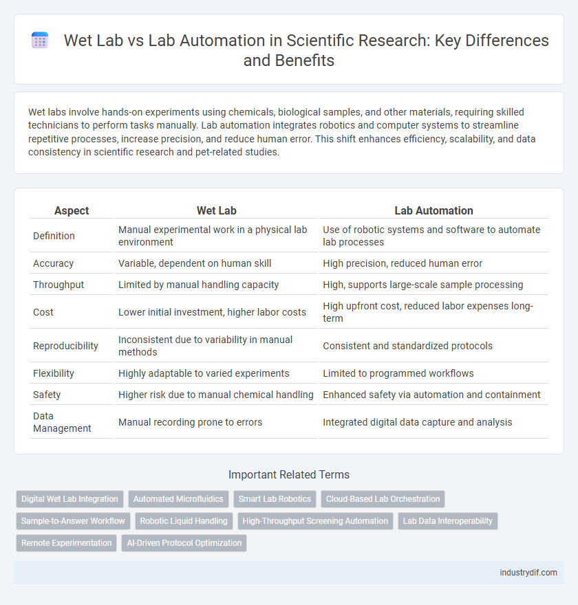 Wet Lab vs Lab Automation in Scientific Research: Key Differences and Benefits