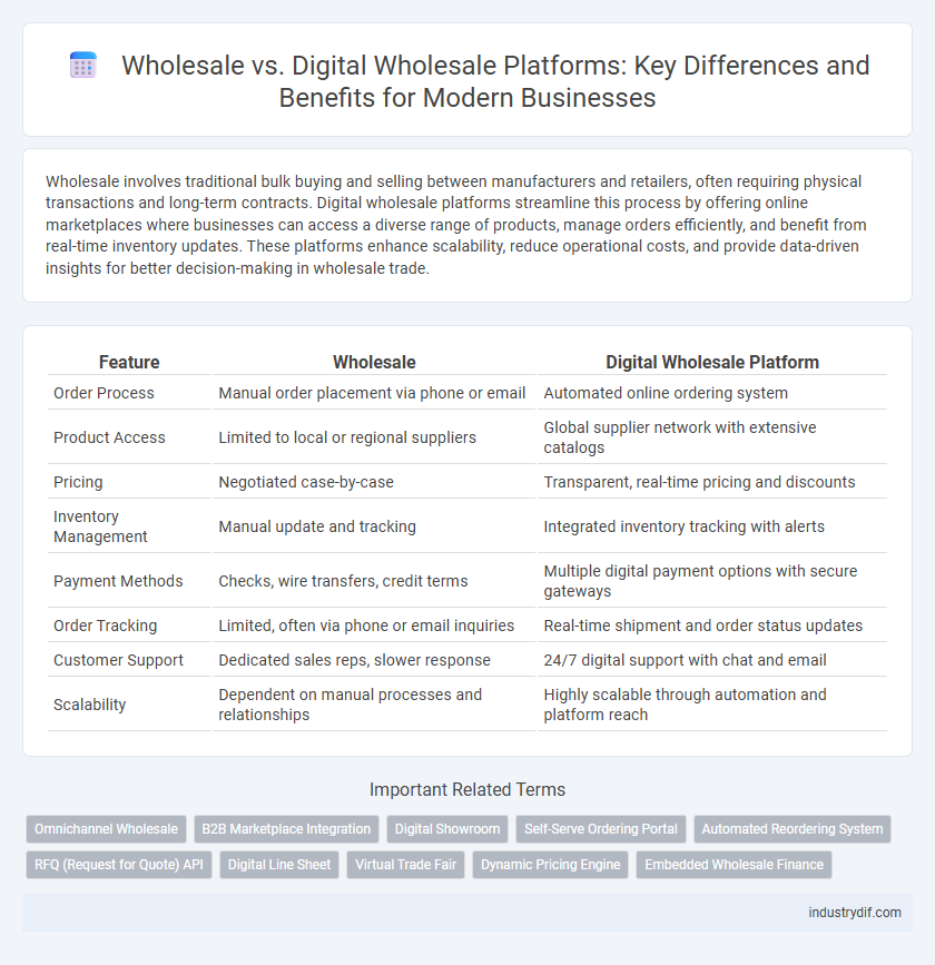 Wholesale vs. Digital Wholesale Platforms: Key Differences and Benefits for Modern Businesses