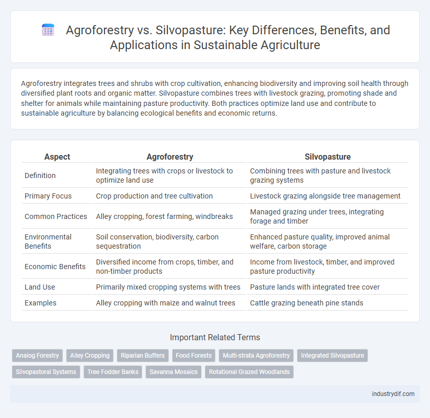 Agroforestry vs. Silvopasture: Key Differences, Benefits, and Applications in Sustainable Agriculture