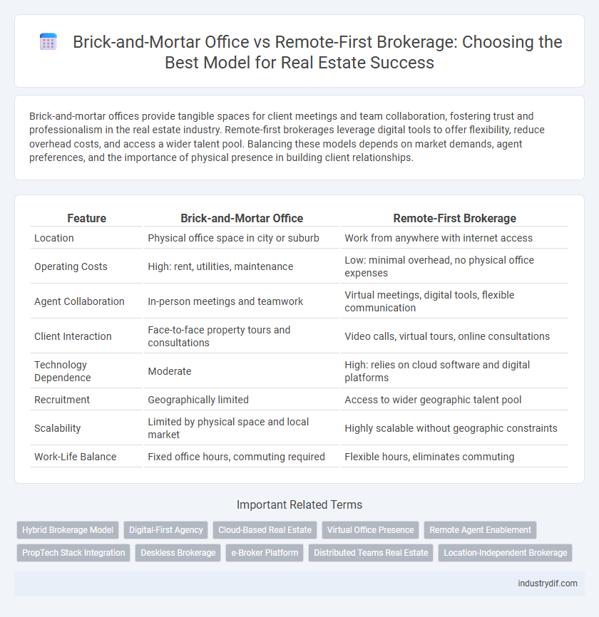 Brick-and-Mortar Office vs Remote-First Brokerage: Choosing the Best Model for Real Estate Success