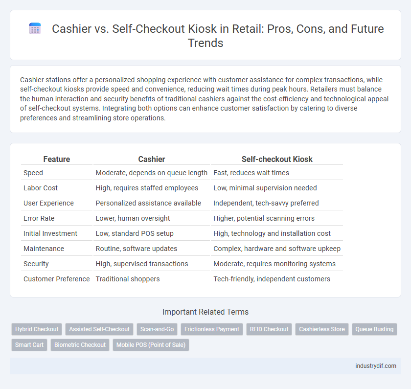 Cashier vs. Self-Checkout Kiosk in Retail: Pros, Cons, and Future Trends