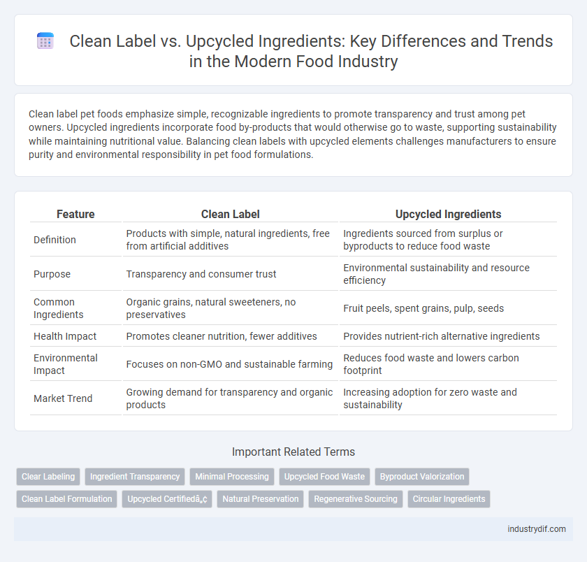 Clean Label vs. Upcycled Ingredients: Key Differences and Trends in the Modern Food Industry