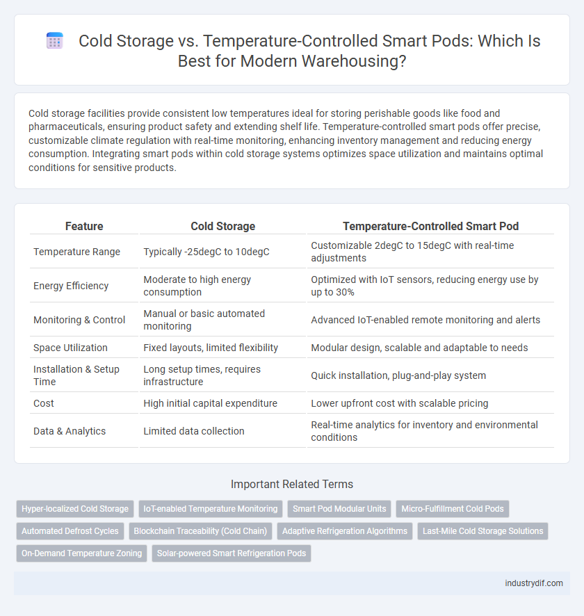 Cold Storage vs. Temperature-Controlled Smart Pods: Which Is Best for Modern Warehousing?