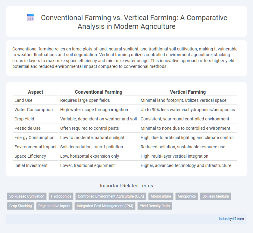 Conventional Farming vs. Vertical Farming: A Comparative Analysis in Modern Agriculture