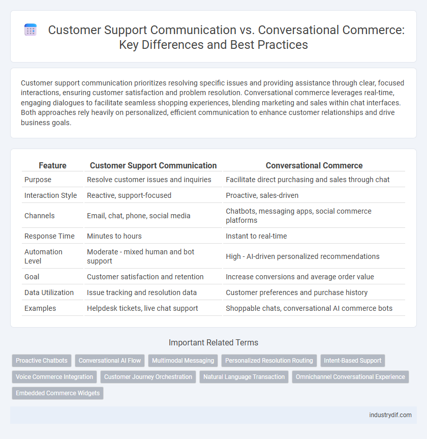 Customer Support Communication vs. Conversational Commerce: Key Differences and Best Practices