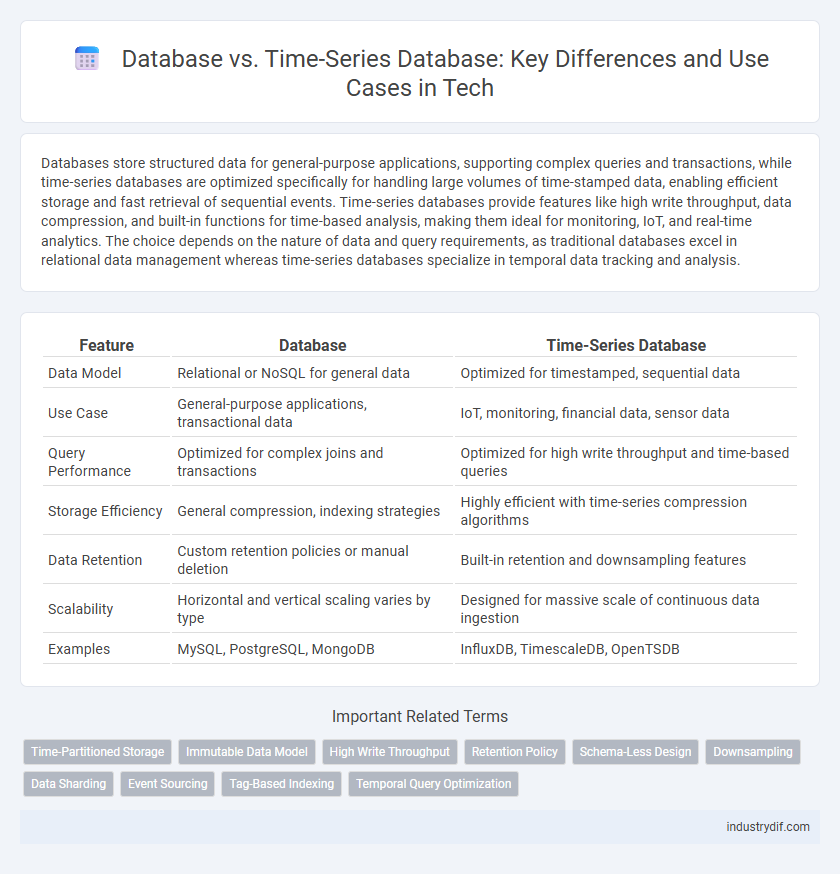 Database vs. Time-Series Database: Key Differences and Use Cases in Tech