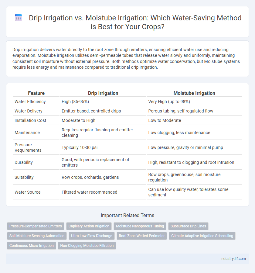 Drip Irrigation vs. Moistube Irrigation: Which Water-Saving Method is Best for Your Crops?