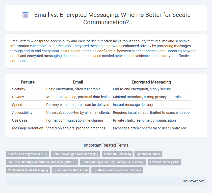 Email vs. Encrypted Messaging: Which Is Better for Secure Communication?