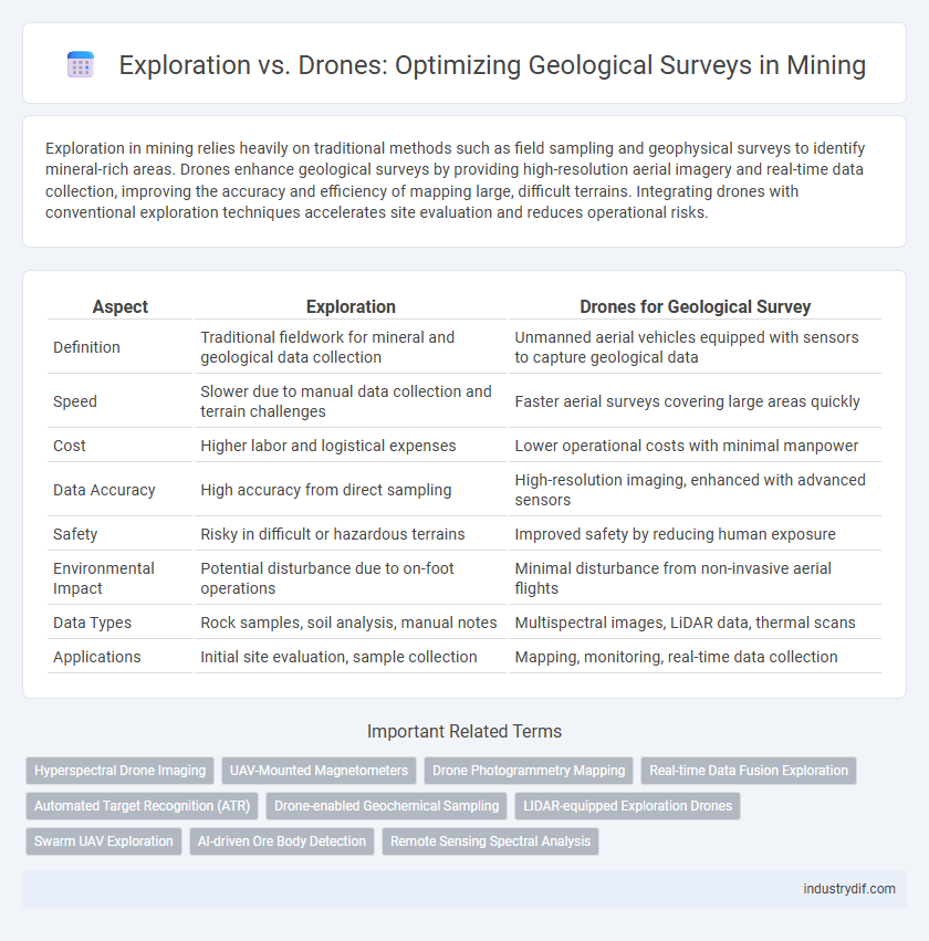 Exploration vs. Drones: Optimizing Geological Surveys in Mining