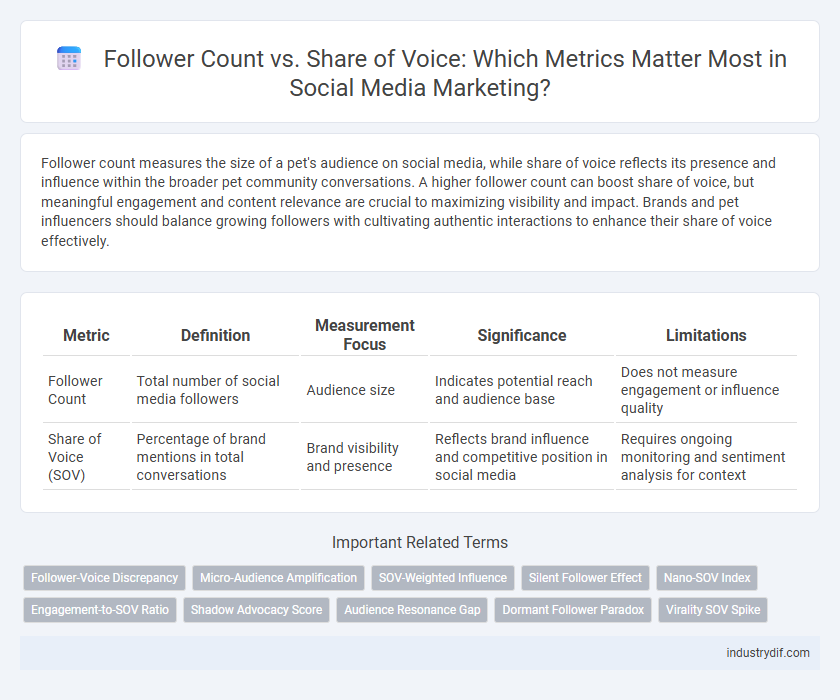 Follower Count vs. Share of Voice: Which Metrics Matter Most in Social Media Marketing?