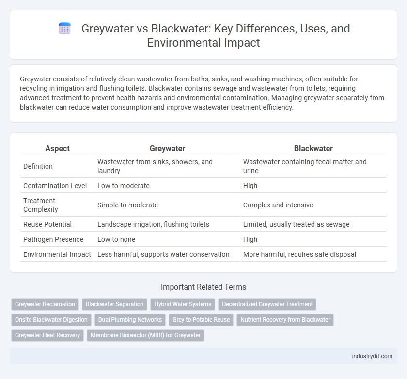 Greywater vs Blackwater: Key Differences, Uses, and Environmental Impact