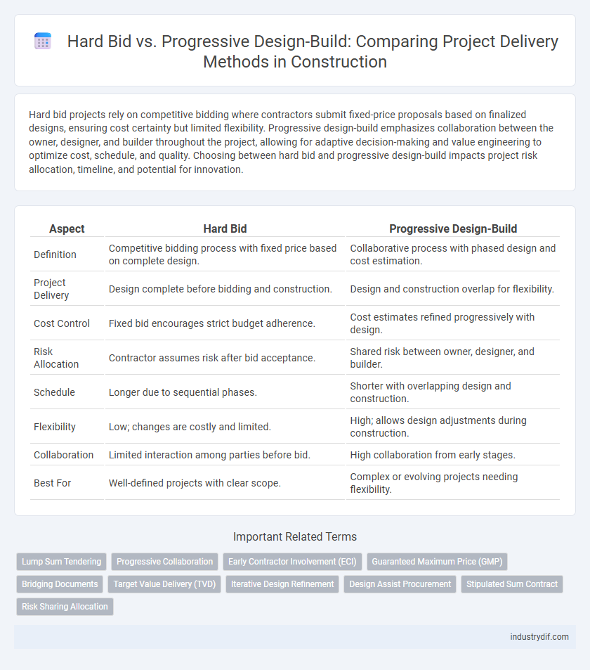 Hard Bid vs. Progressive Design-Build: Comparing Project Delivery Methods in Construction