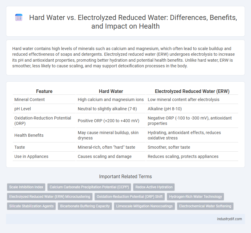 Hard Water vs. Electrolyzed Reduced Water: Differences, Benefits, and Impact on Health