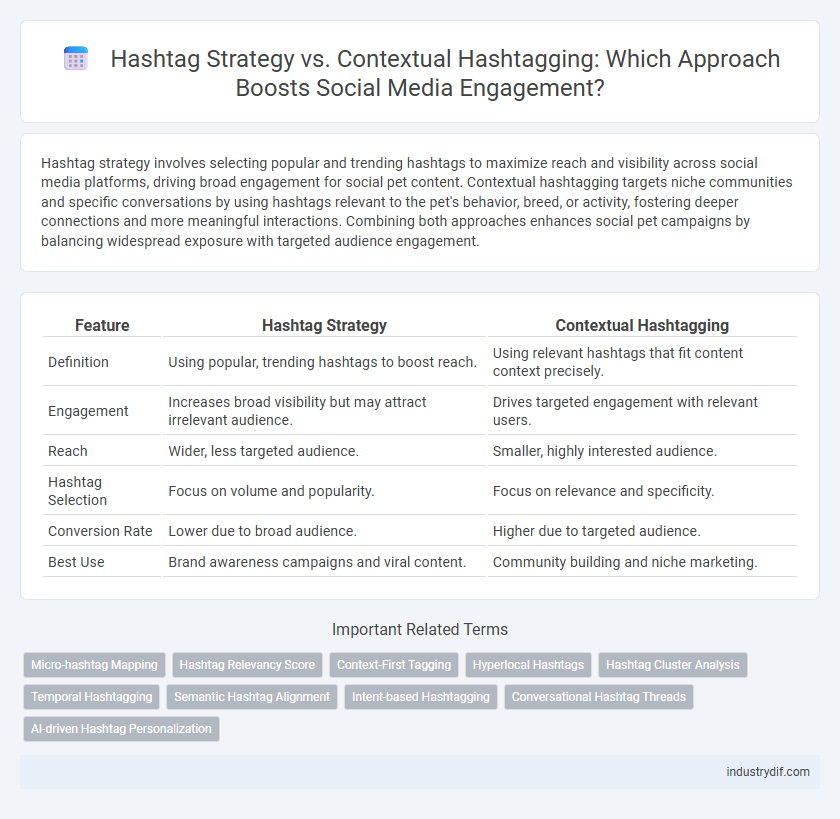 Hashtag Strategy vs. Contextual Hashtagging: Which Approach Boosts Social Media Engagement?