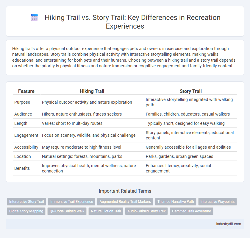 Hiking Trail vs. Story Trail: Key Differences in Recreation Experiences
