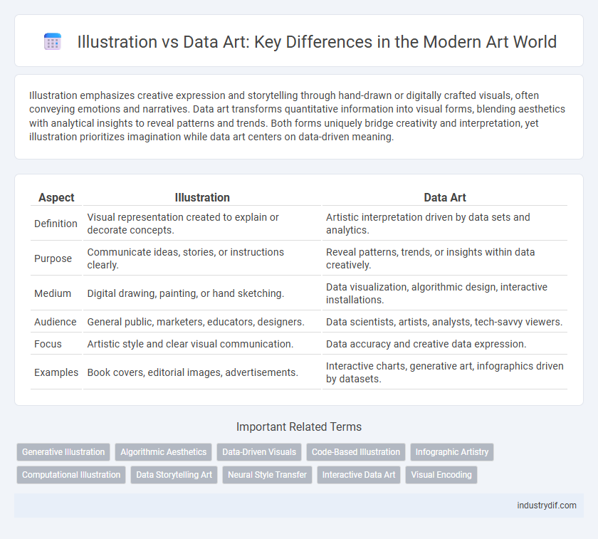 Illustration vs Data Art: Key Differences in the Modern Art World