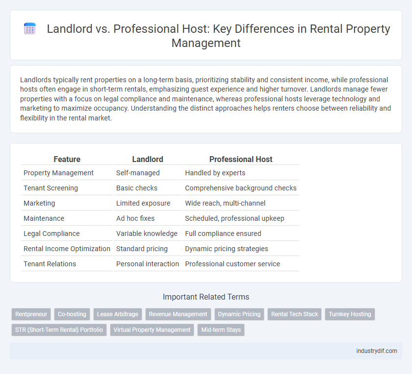 Landlord vs. Professional Host: Key Differences in Rental Property Management
