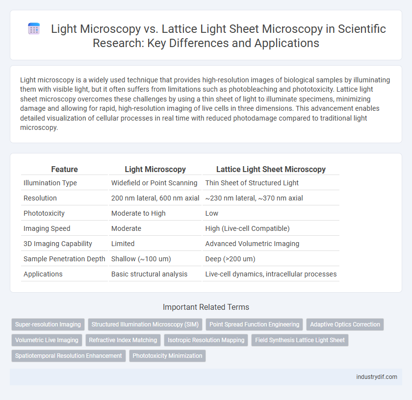 Light Microscopy vs. Lattice Light Sheet Microscopy in Scientific Research: Key Differences and Applications